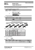 YOKOGAWA 7555 User Manual предпросмотр