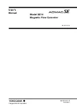 YOKOGAWA Admag SE14 User Manual preview