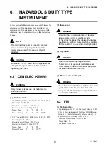 Preview for 37 page of YOKOGAWA AE100D Instruction Manual