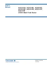 Preview for 1 page of YOKOGAWA AQ1210D User Manual