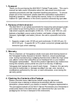 Preview for 3 page of YOKOGAWA AQ2160-01 User Manual