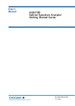 YOKOGAWA AQ6370D Getting Started Manual preview