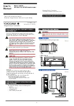 Preview for 1 page of YOKOGAWA AR-RT User Manual