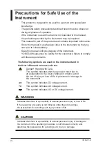 Предварительный просмотр 7 страницы YOKOGAWA CA51 HANDY CAL User Manual