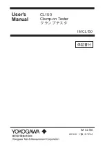 YOKOGAWA CL150 User Manual preview