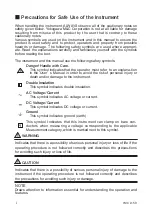 Предварительный просмотр 3 страницы YOKOGAWA CL150 User Manual