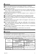 Предварительный просмотр 4 страницы YOKOGAWA CL150 User Manual