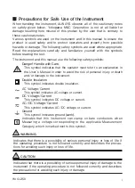 Предварительный просмотр 3 страницы YOKOGAWA CL250 User Manual