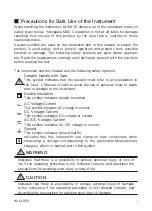 Предварительный просмотр 3 страницы YOKOGAWA CL255 User Manual