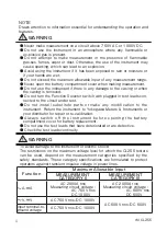 Предварительный просмотр 4 страницы YOKOGAWA CL255 User Manual