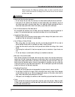 Preview for 8 page of YOKOGAWA CW120 User Manual