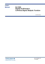 Preview for 1 page of YOKOGAWA DL7200 User Manual