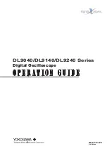 Preview for 1 page of YOKOGAWA DL9040 Series Operation Manual