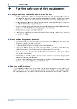 Preview for 4 page of YOKOGAWA DOX8HS User Manual