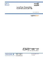 Предварительный просмотр 1 страницы YOKOGAWA DPharp EJA115E User Manual