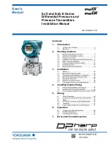 YOKOGAWA DPharp EJAC50E Installation Manual preview