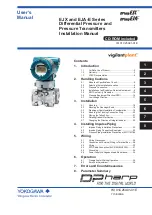 Preview for 1 page of YOKOGAWA EJX Series User Manual