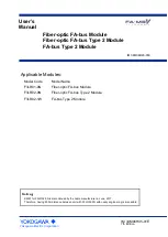 Preview for 1 page of YOKOGAWA F3LR02-0N User Manual