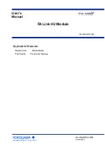 YOKOGAWA FA Link H2 User Manual preview