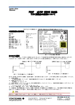 Предварительный просмотр 1 страницы YOKOGAWA FU20F Instruction Manual