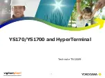 YOKOGAWA HyperTerminal Tech Note предпросмотр