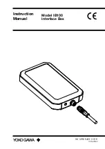 Preview for 1 page of YOKOGAWA IB100 Instruction Manual