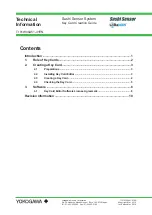 Preview for 1 page of YOKOGAWA LoRaWAN Sushi Sensor Technical Information