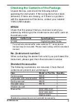 Предварительный просмотр 6 страницы YOKOGAWA MY600 User Manual