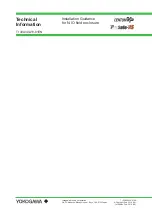 Preview for 1 page of YOKOGAWA N-IO Installation Guidance