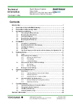 YOKOGAWA Sushi Sensor Technical Information предпросмотр