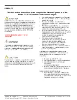 Preview for 2 page of YOKOGAWA TDLS220 User Manual