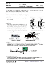 YOKOGAWA US300FM User Manual предпросмотр