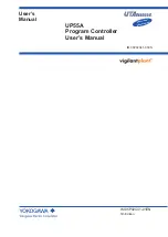 Предварительный просмотр 1 страницы YOKOGAWA UTAdvanced UP55A User Manual