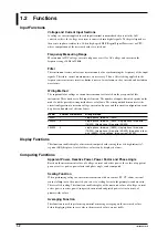 Preview for 14 page of YOKOGAWA WT110 User Manual