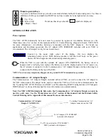 Preview for 9 page of YOKOGAWA YHC 4150 Series User Manual