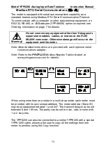 Preview for 74 page of YOKOGAWA YPP6200 Instruction Manual