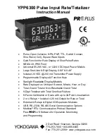 Preview for 1 page of YOKOGAWA YPP6300 Instruction Manual