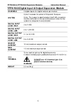 Preview for 5 page of YOKOGAWA YPPA1004 Instruction Manual