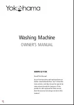 YOKOHAMA WMP552YOK Owner'S Manual preview