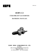YOKOI KIKAI KOSAKUSHO HOPE CJ Handling Manual preview