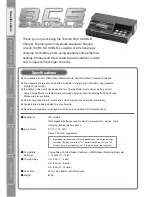 Предварительный просмотр 2 страницы Yokomo BCS DOUBLE Owner'S Manual