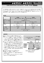 Preview for 1 page of Yokomo R160 Manual