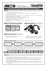 Preview for 1 page of Yokomo SCR-BL Instruction Manual