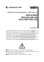 Предварительный просмотр 2 страницы Yokota 6RD-4500H Instruction Manual