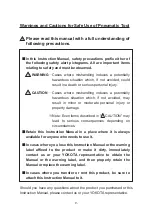Preview for 11 page of Yokota 6RD-4500H Instruction Manual