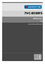 Yokota 7VC-8500FS Manual preview