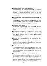 Предварительный просмотр 16 страницы Yokota G400H Instruction Manual