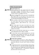 Preview for 33 page of Yokota G400H Instruction Manual