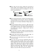 Предварительный просмотр 34 страницы Yokota G400H Instruction Manual