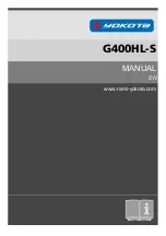 Предварительный просмотр 1 страницы Yokota G400HL-S Manual